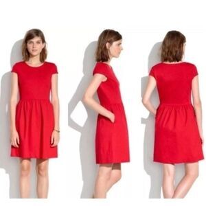 Madewell Screenplay Ponte Dress Burnt Orange Small